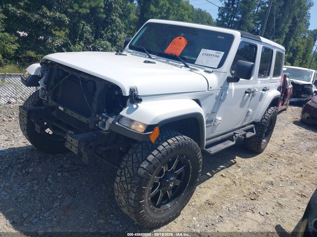 Продажа на аукционе авто 2018 Jeep Wrangler Unlimited Sahara 4x4, vin: 1C4HJXEG3JW140654, номер лота: 45889590