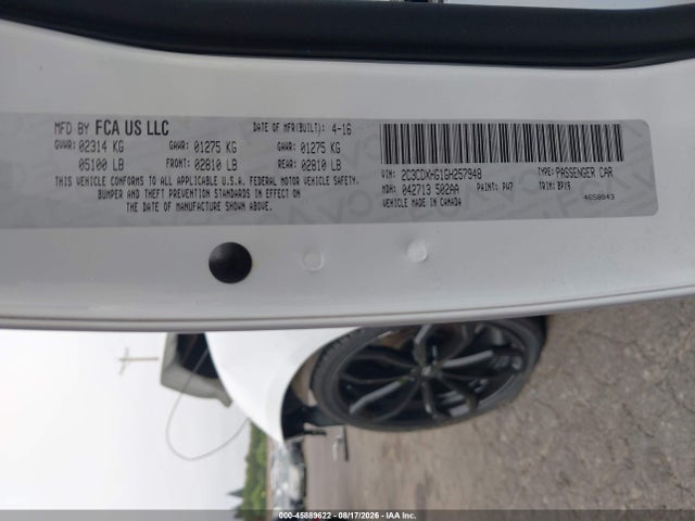 Dodge Charger Sxt 2016 2C3CDXHG1GH257948 Image 9