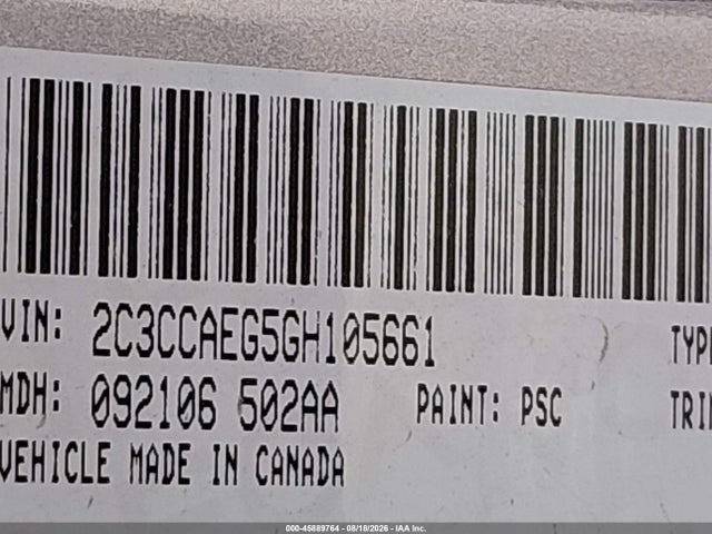 Aukcja sprzedaży 2016 Chrysler 300c, vin: 2C3CCAEG5GH105661, numer aukcji: 45889764