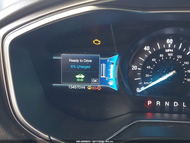 45889833 :رقم المزاد ، 3FA6P0PU0HR216088 vin ، 2017 Ford Fusion Energi Se Luxury مزاد بيع