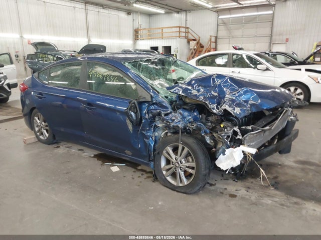 2018 Hyundai Elantra Sel მანქანა იყიდება აუქციონზე, vin: 5NPD84LF4JH345327, აუქციონის ნომერი: 45889846