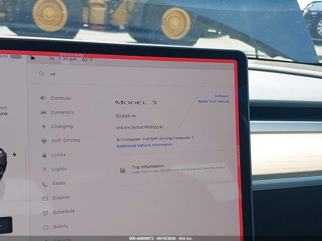 Tesla Model 3 Rear-wheel Drive 2023 5YJ3E1EA7PF655242 Image 20