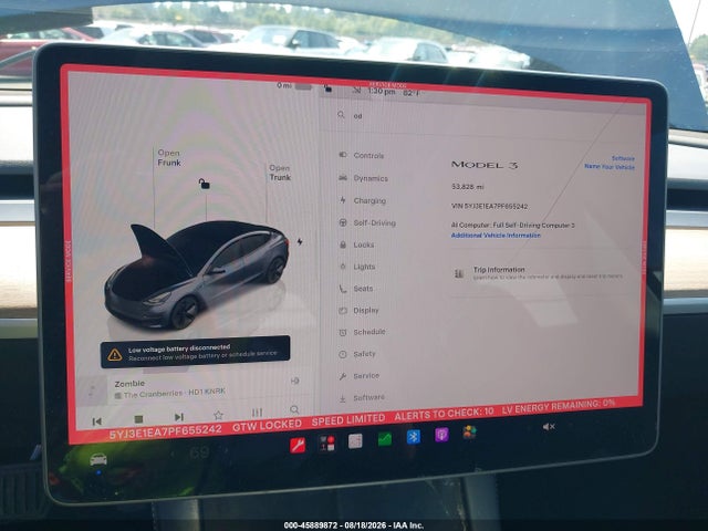 Tesla Model 3 Rear-wheel Drive 2023 5YJ3E1EA7PF655242 Image 7