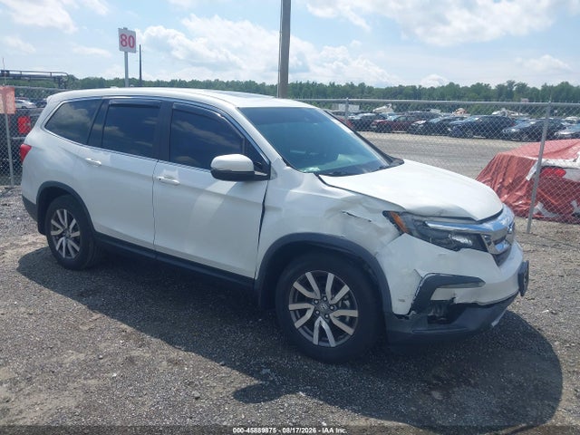 2022 Honda Pilot Awd Ex-l მანქანა იყიდება აუქციონზე, vin: 5FNYF6H50NB026577, აუქციონის ნომერი: 45889875