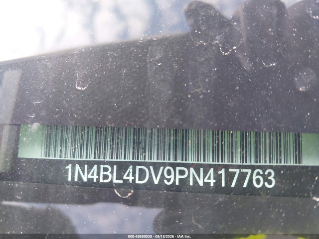 Продаж на аукціоні авто 2023 Nissan Altima Sv Fwd, vin: 1N4BL4DV9PN417763, номер лоту: 45890038