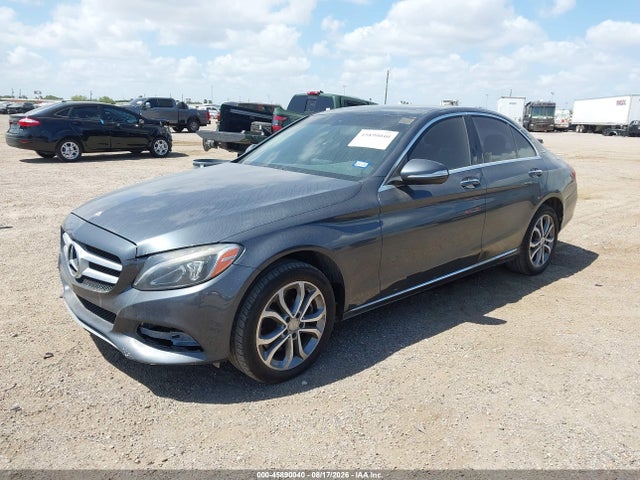 45890040 :رقم المزاد ، 55SWF4KB5FU001233 vin ، 2015 Mercedes-benz C 300 4matic مزاد بيع