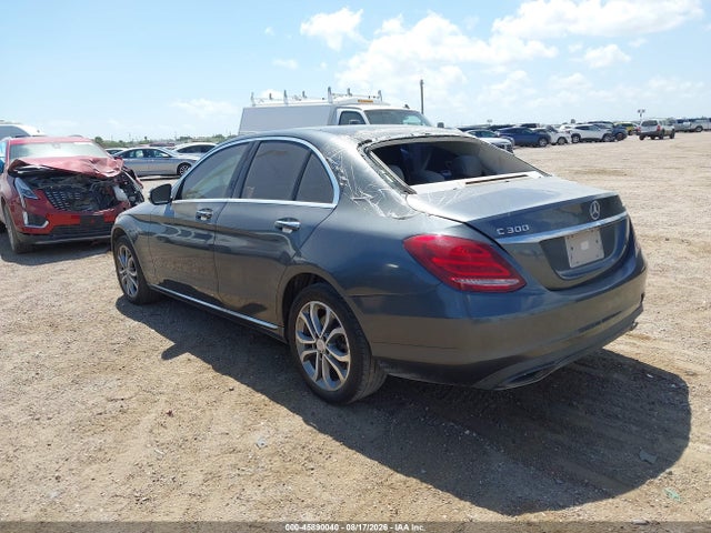 45890040 :رقم المزاد ، 55SWF4KB5FU001233 vin ، 2015 Mercedes-benz C 300 4matic مزاد بيع