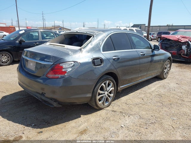 45890040 :رقم المزاد ، 55SWF4KB5FU001233 vin ، 2015 Mercedes-benz C 300 4matic مزاد بيع