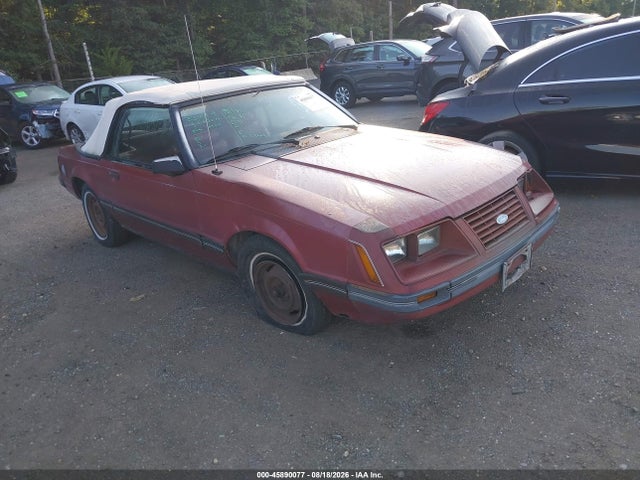 1984 Ford Mustang Glx მანქანა იყიდება აუქციონზე, vin: 1FABP2736EF216610, აუქციონის ნომერი: 45890077