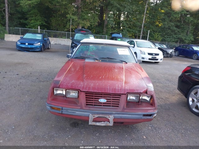 1984 Ford Mustang Glx მანქანა იყიდება აუქციონზე, vin: 1FABP2736EF216610, აუქციონის ნომერი: 45890077