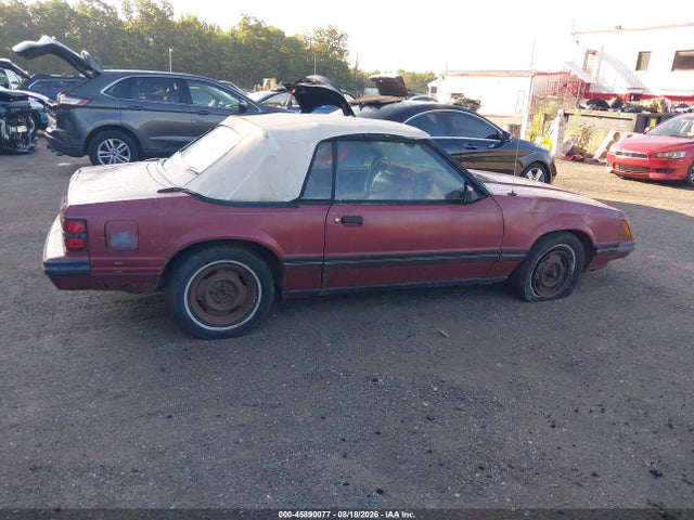 1984 Ford Mustang Glx მანქანა იყიდება აუქციონზე, vin: 1FABP2736EF216610, აუქციონის ნომერი: 45890077