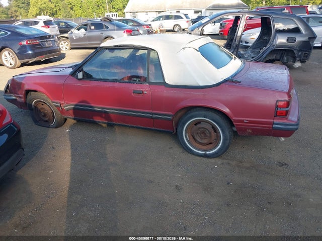 1984 Ford Mustang Glx მანქანა იყიდება აუქციონზე, vin: 1FABP2736EF216610, აუქციონის ნომერი: 45890077