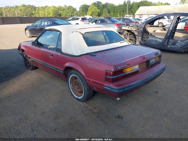 1984 Ford Mustang Glx მანქანა იყიდება აუქციონზე, vin: 1FABP2736EF216610, აუქციონის ნომერი: 45890077