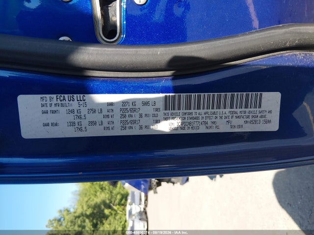 2015 Dodge Journey American Value Pkg მანქანა იყიდება აუქციონზე, vin: 3C4PDCAB1FT714784, აუქციონის ნომერი: 45890274