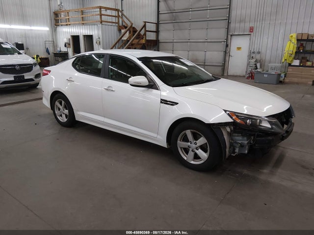 45890369 :رقم المزاد ، KNAGM4A76E5484477 vin ، 2014 Kia Optima Lx مزاد بيع