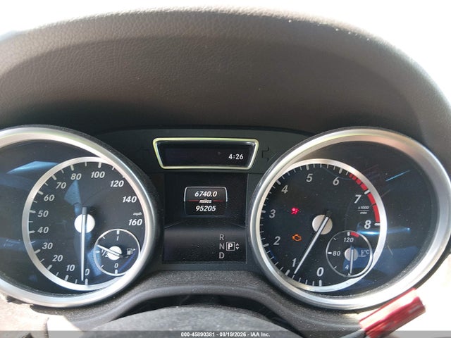 Aukcja sprzedaży 2015 Mercedes-benz Ml 350, vin: 4JGDA5JB8FA581676, numer aukcji: 45890381
