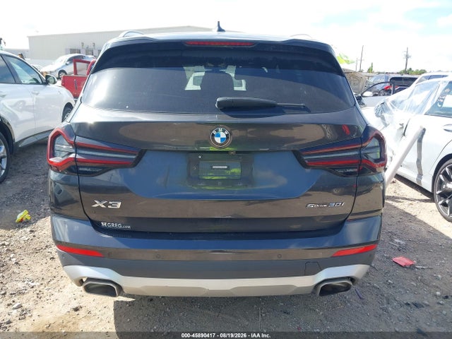 2023 Bmw X3 Sdrive30i მანქანა იყიდება აუქციონზე, vin: 5UX43DP07P9S77612, აუქციონის ნომერი: 45890417