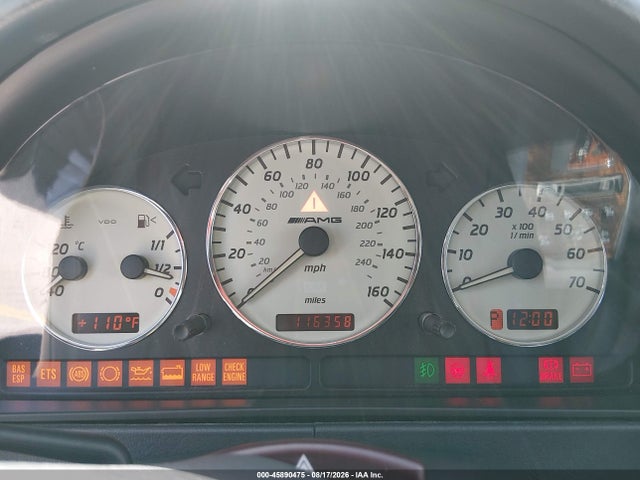 45890475 :رقم المزاد ، 4JGAB74EX1A265500 vin ، 2001 Mercedes-benz Ml 55 Amg مزاد بيع