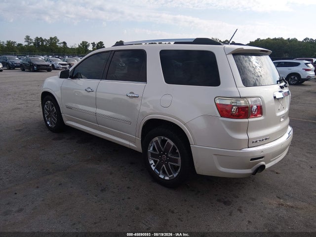 Продажа на аукционе авто 2012 Gmc Acadia Denali, vin: 1GKKRTED2CJ390176, номер лота: 45890593