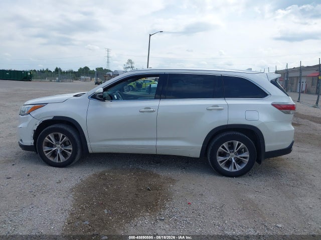 2015 Toyota Highlander Xle V6 მანქანა იყიდება აუქციონზე, vin: 5TDJKRFH1FS215778, აუქციონის ნომერი: 45890595