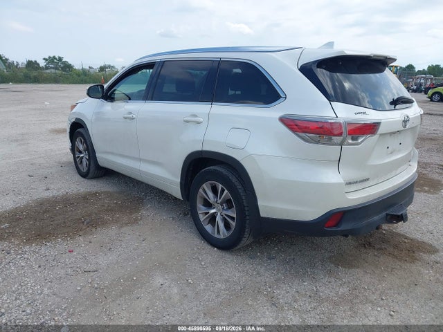 2015 Toyota Highlander Xle V6 მანქანა იყიდება აუქციონზე, vin: 5TDJKRFH1FS215778, აუქციონის ნომერი: 45890595