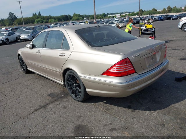Продаж на аукціоні авто 2004 Mercedes-benz S 500, vin: WDBNG75J74A393974, номер лоту: 45890605