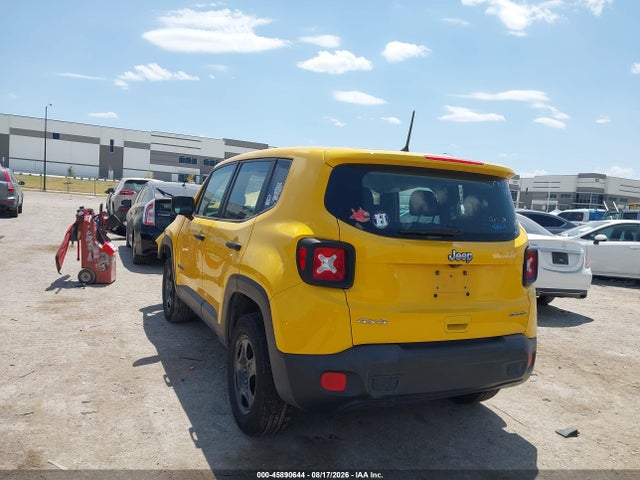 Auction sale of the 2018 Jeep Renegade Sport 4x4, vin: ZACCJBABXJPH09746, lot number: 45890644