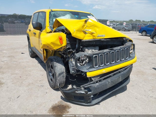 Auction sale of the 2018 Jeep Renegade Sport 4x4, vin: ZACCJBABXJPH09746, lot number: 45890644