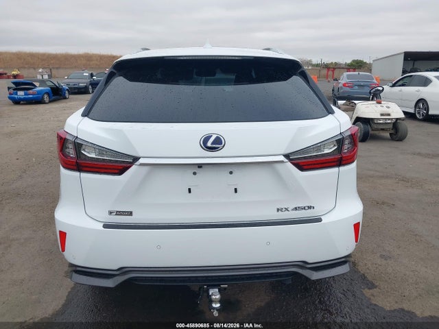 45890685 :رقم المزاد ، 2T2BGMCA3KC030906 vin ، 2019 Lexus Rx 450h F Sport مزاد بيع