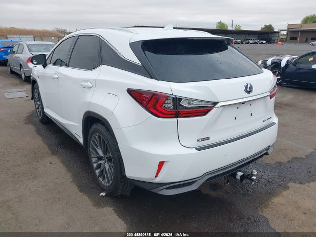 45890685 :رقم المزاد ، 2T2BGMCA3KC030906 vin ، 2019 Lexus Rx 450h F Sport مزاد بيع