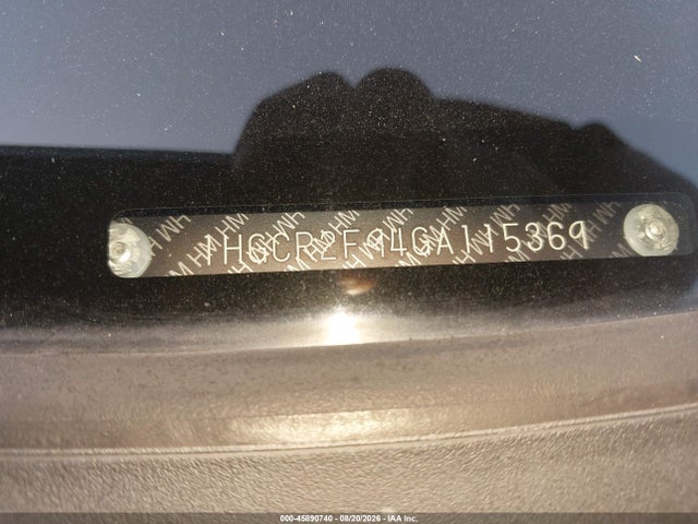 45890740 :رقم المزاد ، 1HGCR2F94GA115369 vin ، 2016 Honda Accord Ex-l مزاد بيع