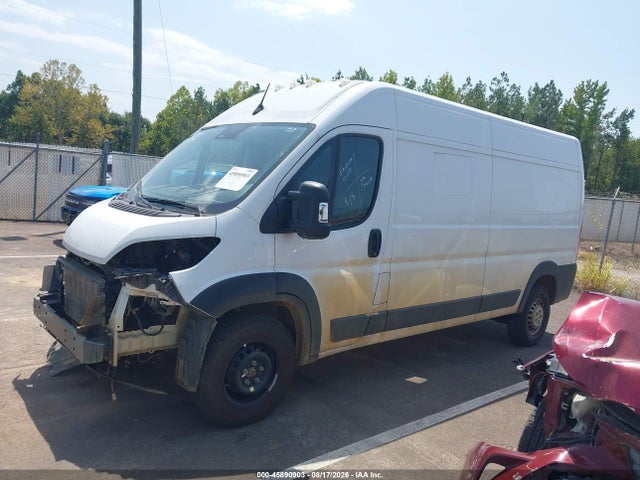 45890903 :رقم المزاد ، 3C6MRVHG0SE550239 vin ، 2025 Ram Promaster 3500 Tradesman High Roof 159 Wb W/pass Seat مزاد بيع