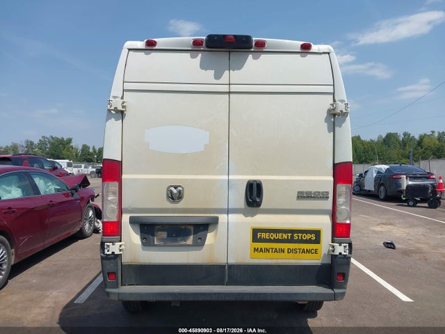 45890903 :رقم المزاد ، 3C6MRVHG0SE550239 vin ، 2025 Ram Promaster 3500 Tradesman High Roof 159 Wb W/pass Seat مزاد بيع