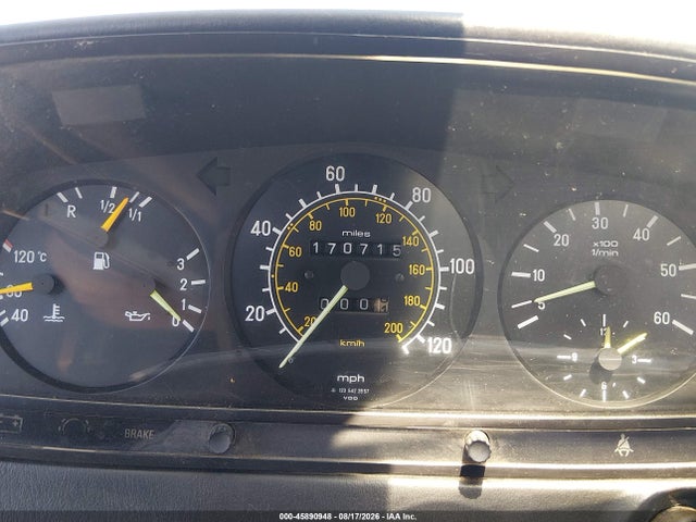 Продаж на аукціоні авто 1984 Mercedes-benz 300 Cdt, vin: WDBAB53A9EA043655, номер лоту: 45890948