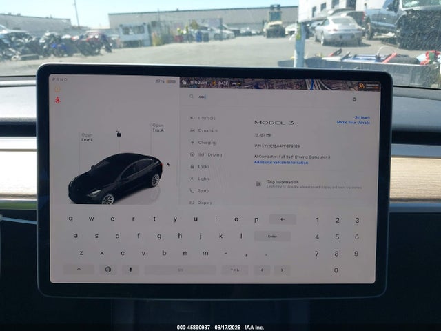 Tesla Model 3 Rear-wheel Drive 2023 5YJ3E1EA4PF679109 Image 18