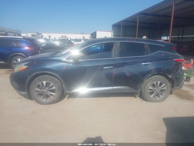 2016 Nissan Murano S მანქანა იყიდება აუქციონზე, vin: 5N1AZ2MG4GN126402, აუქციონის ნომერი: 45891068
