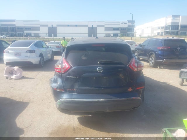 2016 Nissan Murano S მანქანა იყიდება აუქციონზე, vin: 5N1AZ2MG4GN126402, აუქციონის ნომერი: 45891068