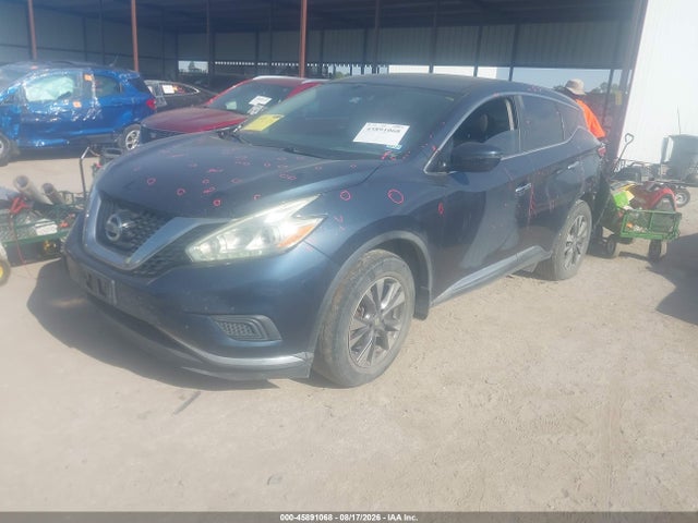 2016 Nissan Murano S მანქანა იყიდება აუქციონზე, vin: 5N1AZ2MG4GN126402, აუქციონის ნომერი: 45891068