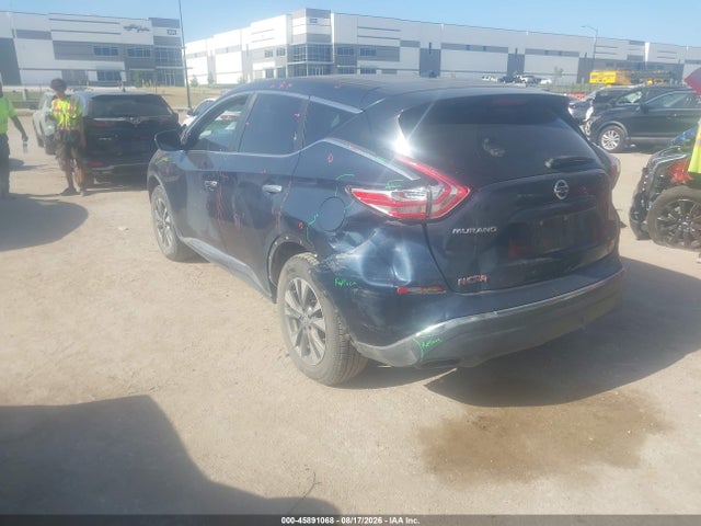 2016 Nissan Murano S მანქანა იყიდება აუქციონზე, vin: 5N1AZ2MG4GN126402, აუქციონის ნომერი: 45891068