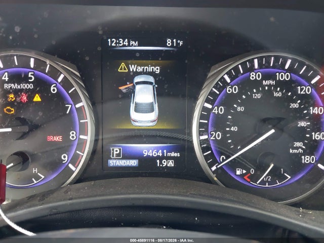 45891116 :رقم المزاد ، JN1EV7AR0GM346097 vin ، 2016 Infiniti Q50 3.0t Premium مزاد بيع