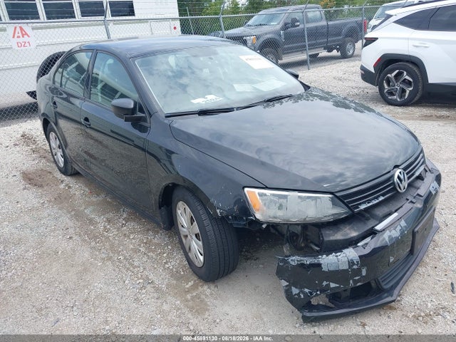 45891130 :رقم المزاد ، 3VW2K7AJ9EM333107 vin ، 2014 Volkswagen Jetta 2.0l S مزاد بيع