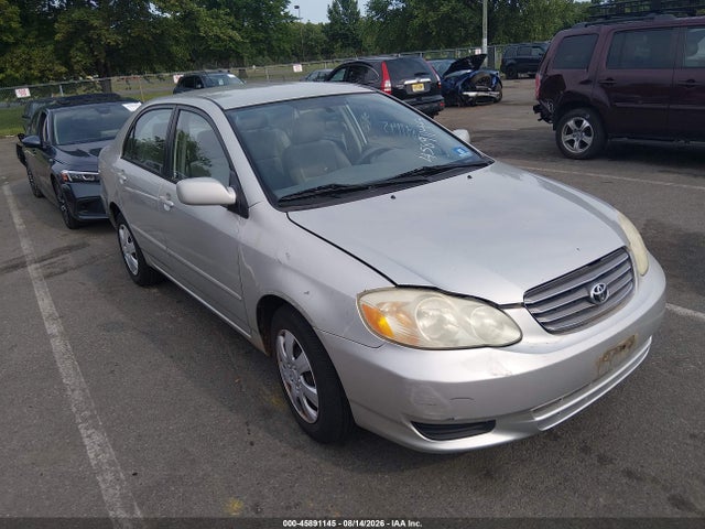 2003 Toyota Corolla Le მანქანა იყიდება აუქციონზე, vin: 2T1BR32E73C024492, აუქციონის ნომერი: 45891145