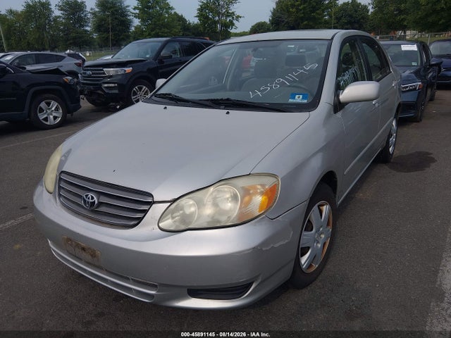2003 Toyota Corolla Le მანქანა იყიდება აუქციონზე, vin: 2T1BR32E73C024492, აუქციონის ნომერი: 45891145