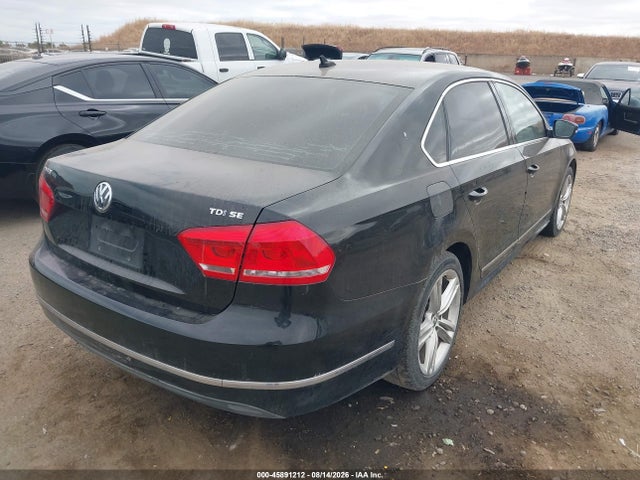 2014 Volkswagen Passat 2.0l Tdi Se მანქანა იყიდება აუქციონზე, vin: 1VWBN7A39EC079537, აუქციონის ნომერი: 45891212