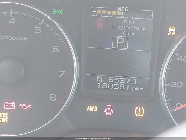 45891263 :رقم المزاد ، 4S4BRBMC4E3217633 vin ، 2014 Subaru Outback 2.5i Limited مزاد بيع
