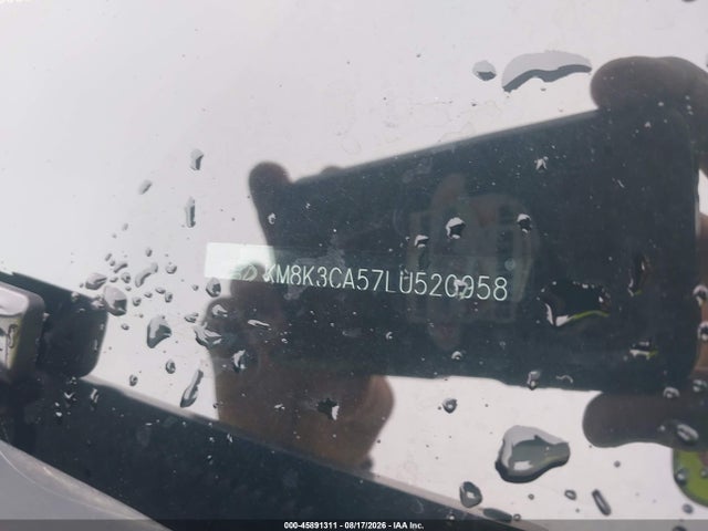 2020 Hyundai Kona Limited მანქანა იყიდება აუქციონზე, vin: KM8K3CA57LU520958, აუქციონის ნომერი: 45891311