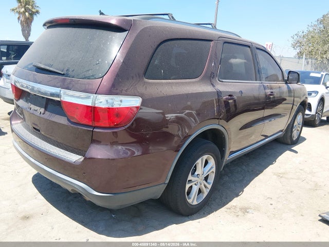 2012 Dodge Durango Sxt მანქანა იყიდება აუქციონზე, vin: 1C4RDHAG9CC235781, აუქციონის ნომერი: 45891340