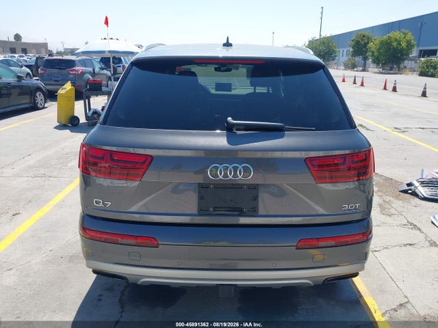 Продажа на аукционе авто 2018 Audi Q7 3.0t Premium, vin: WA1VAAF71JD049032, номер лота: 45891362