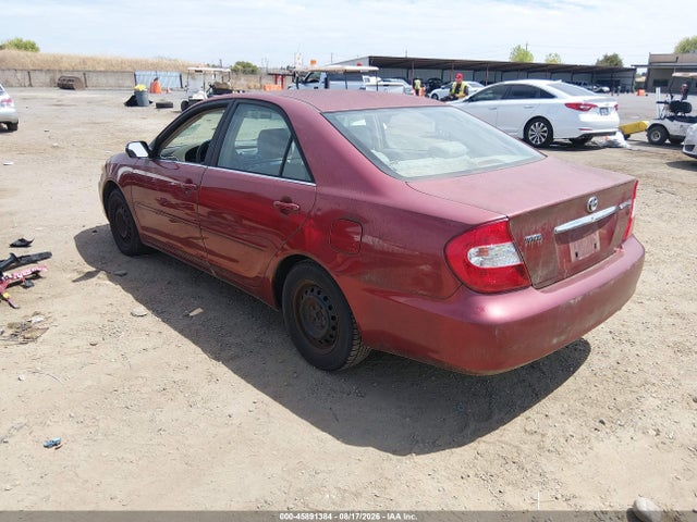 Aukcja sprzedaży 2003 Toyota Camry Le, vin: JTDBE32K430158288, numer aukcji: 45891384