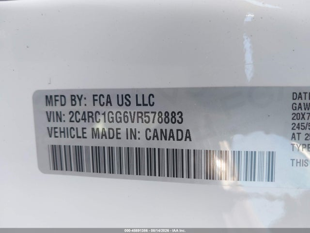 Chrysler Pacifica 2027 2C4RC1GG6VR578883 Image 9